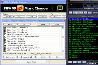 Screenshot FIFA 09 Music Changer