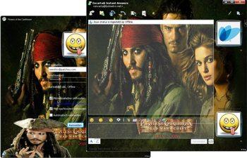 Screenshot Fluch der Karibik MSN Maske