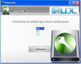 Screenshot Unlock Disk