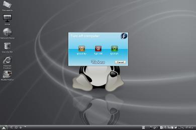 Screenshot Fedora Transformation Pack