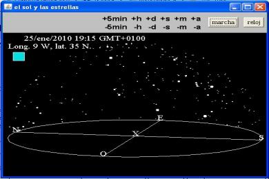 Screenshot Astronomía Visible