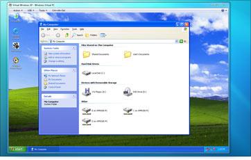 Screenshot Windows Virtual PC