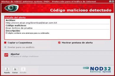 Screenshot NOD32 Antivirus