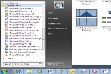 Screenshot Microsoft Office 2010 Professional