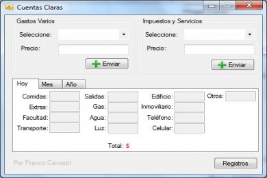 Screenshot Cuentas Claras