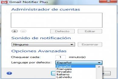 Screenshot Gmail Notifier Plus