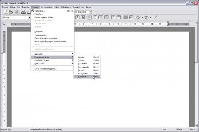 Screenshot AbiWord Portable