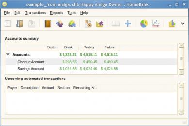 Screenshot HomeBank