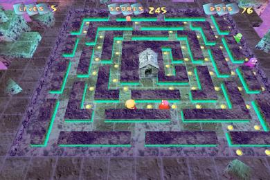 Screenshot Pacmanic Worlds 3D