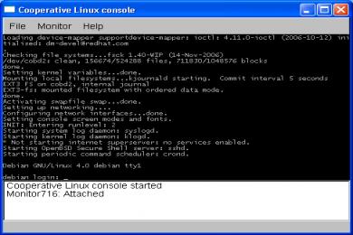 Screenshot Cooperative Linux