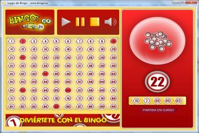 Screenshot Juego de Bingo
