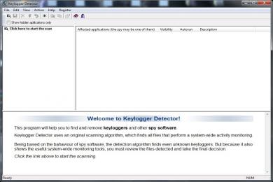 Screenshot Keylogger Detector