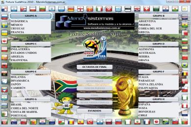 Captura África do Sul 2010 Fixture