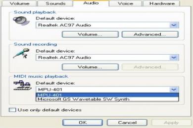 Screenshot Realtek AC97 Audio Drivers (Vista/7)