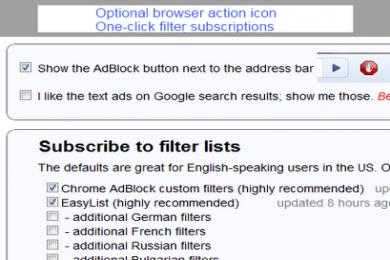 Screenshot Adblock for Chrome