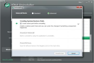 Screenshot IObit Uninstaller