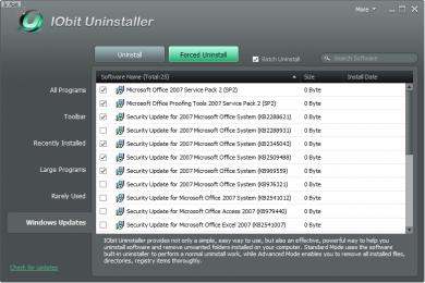 Capture IObit Uninstaller