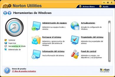 Screenshot Norton Utilities