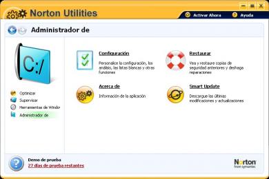 Capture Norton Utilities