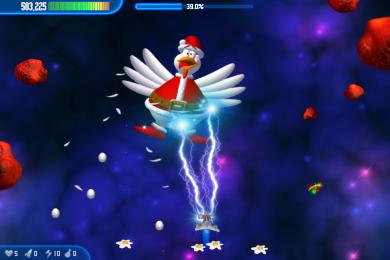 Screenshot Chicken Invaders 3: Revenge of the Yolk Xmas