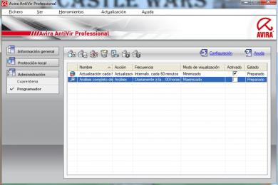 Screenshot Avira AntiVir Professional