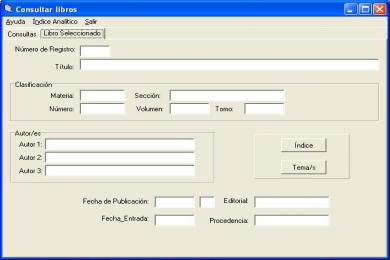 Screenshot Biblioteca 2000