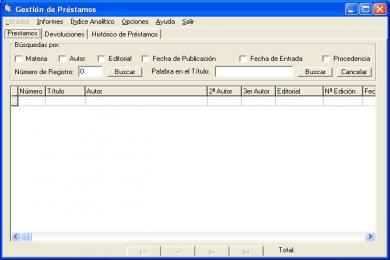 Screenshot Biblioteca 2000