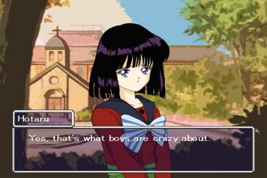 Screenshot Sailor Moon Dating Simulator: Sailor Saturn