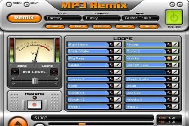 Screenshot MP3 Remix Winamp