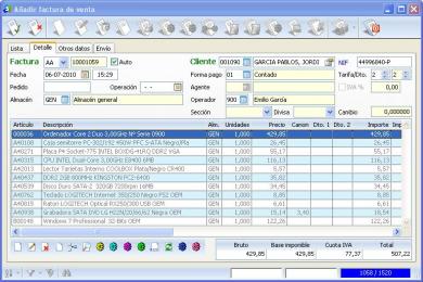 Screenshot SeniorFactu (Senior TPV Pro)