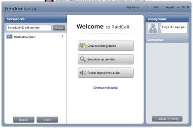 Screenshot RaidCall