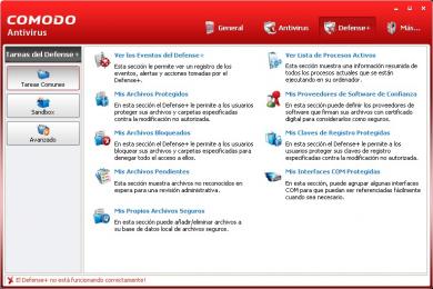 Screenshot Comodo Antivirus
