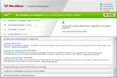 Capture McAfee Total Protection