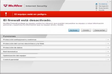 Capture McAfee Internet Security