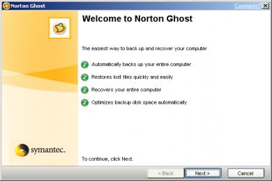 Cattura Norton Ghost