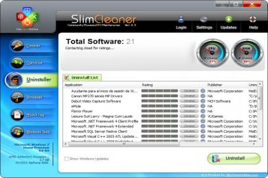 Screenshot Slim Cleaner