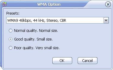 Capture Small WMA MP3 Converter