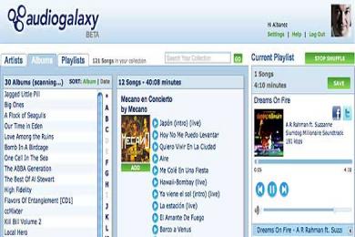 Screenshot Audiogalaxy