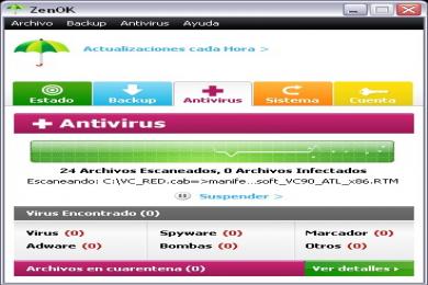 Captura ZenOK Online Backup