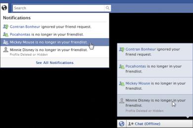 Screenshot Unfriend Finder