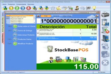 Screenshot StockBase POS