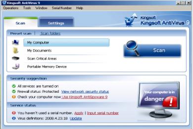 Cattura Kingsoft Internet Security