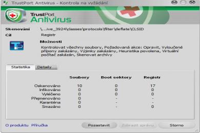 Cattura TrustPort Antivirus