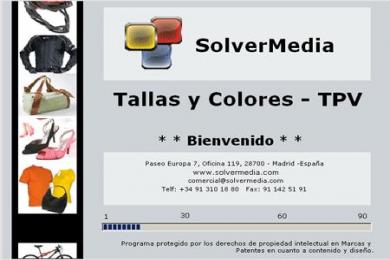 Captura SolverMedia TPV Tamanhos e Cores 2011