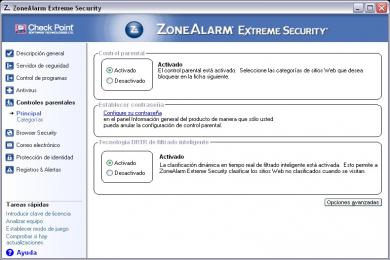 Captura ZoneAlarm Extreme Security