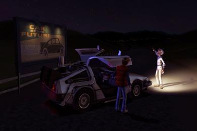 Screenshot Back to the Future: The Game - Episode 1