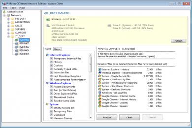 Capture CCleaner Network Edition