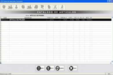 Screenshot CIF Control de Inventarios y Facturación