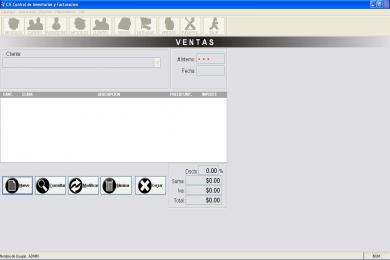 Screenshot CIF Control de Inventarios y Facturación