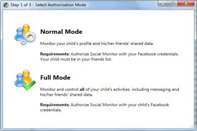 Screenshot Social Monitor